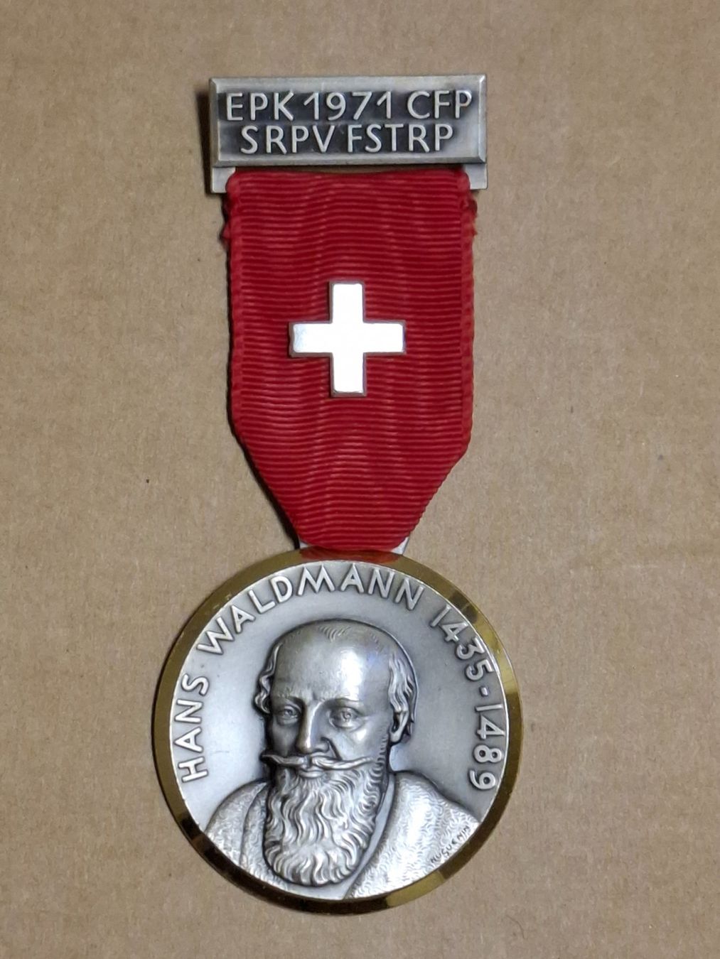 Medaglie: Hans Waldmann (U735) – Usato da Schwanden GL venduto da Suvorov 2