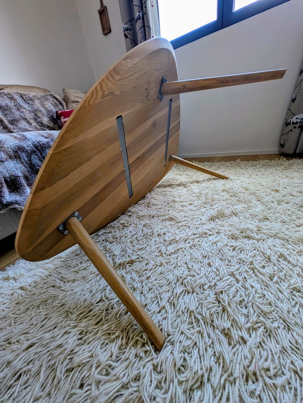 Livique Tavoli: Table basse en chêne – Nuovo (secondo la descrizione) da Collombey venduto da moribana 3