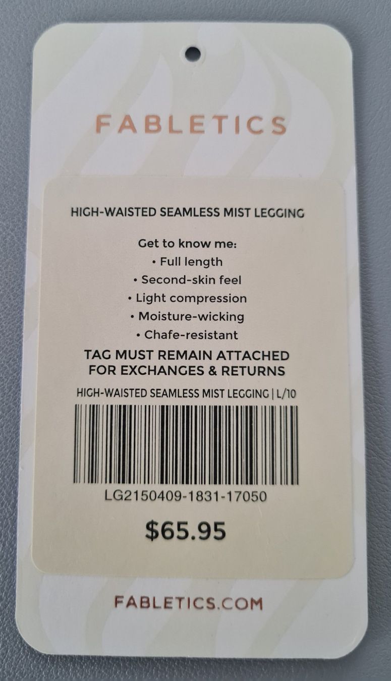 Leggings: Fabletics Leggings High Waisted Seamless Mist, Grösse L, Neu – Nuovo (secondo la descrizione) da Jona venduto da hen_7fyc 2