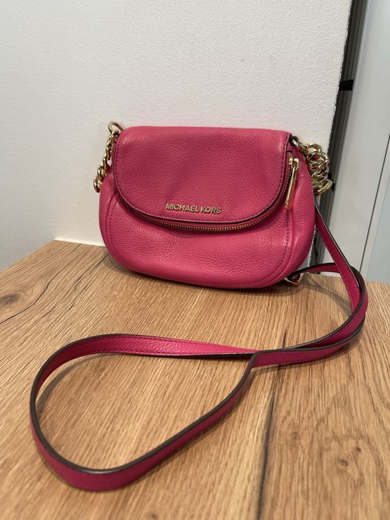 Sac bandouli re Michael Kors en cuir rose fushia Kaufen auf