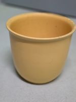 Übertopf beige/gelb