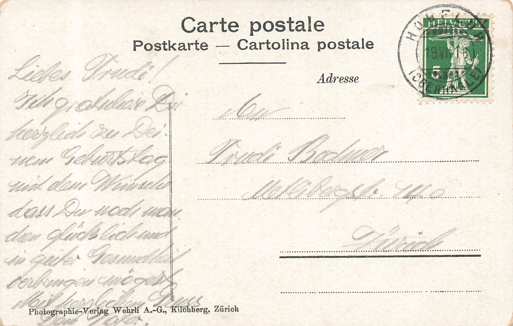 Cartoline postali: Traditionelles Schweizerhaus alpen – Usato da Biasca venduto da Blenio71 1