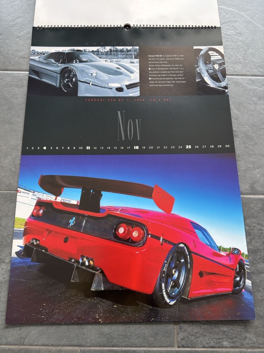 Ferrari Calendari: Original Ferrari Kalender 2001 – Usato da Wolfwil venduto da Rolex1 7