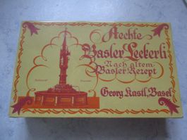 Blechdose Basler Leckerli, Kastl Basel