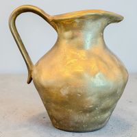 Ancien pichet italian en bronze doré