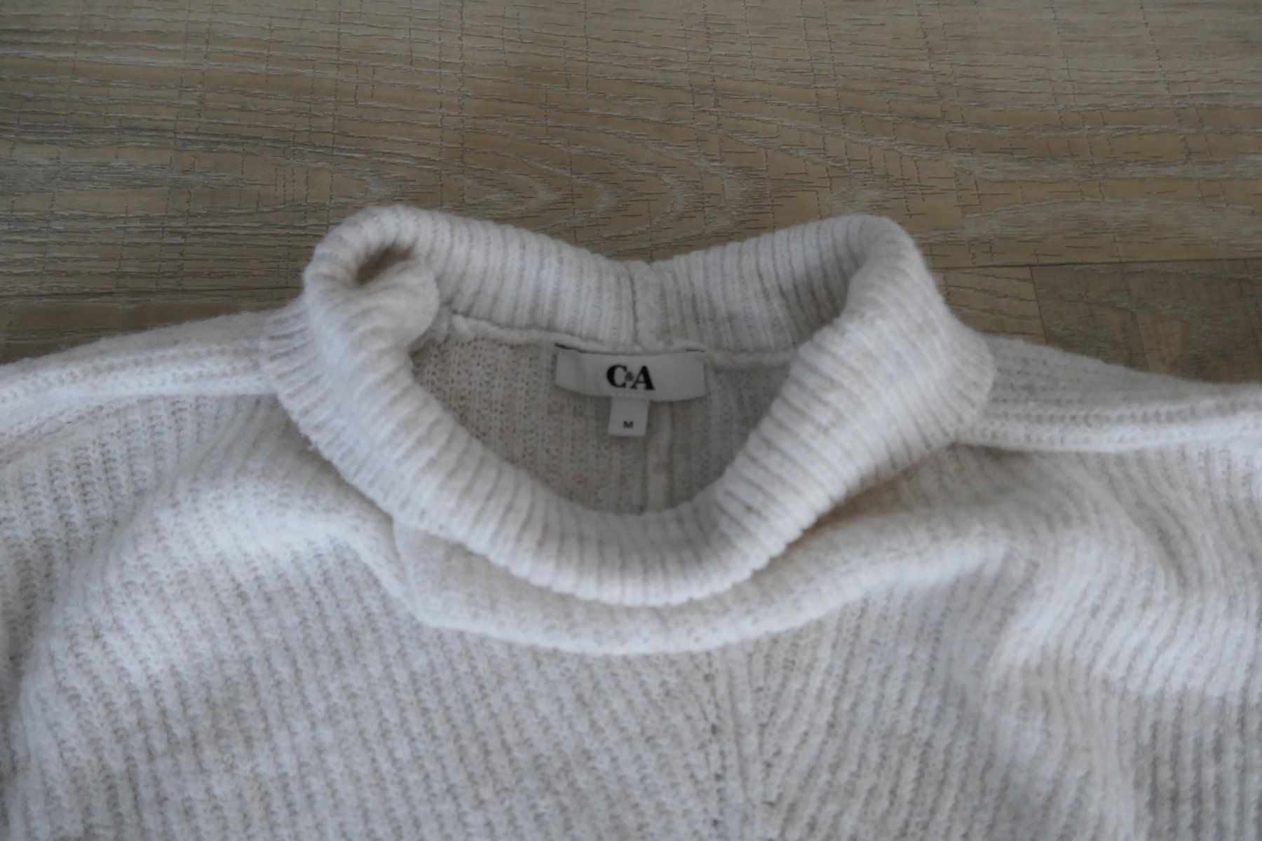 C&A Pullover & Sweatshirts: Pullover, Strickpullover von C&A, Gr. M, wollweiss – Gebraucht aus Port von uzuku 8