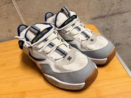 DC Shoes Sneakers Herren Gr. 42 – Weiss/Grau/Blau