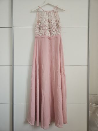 Ballkleid, Abendkleid rosa Kleid von JJ's House, Gr. S