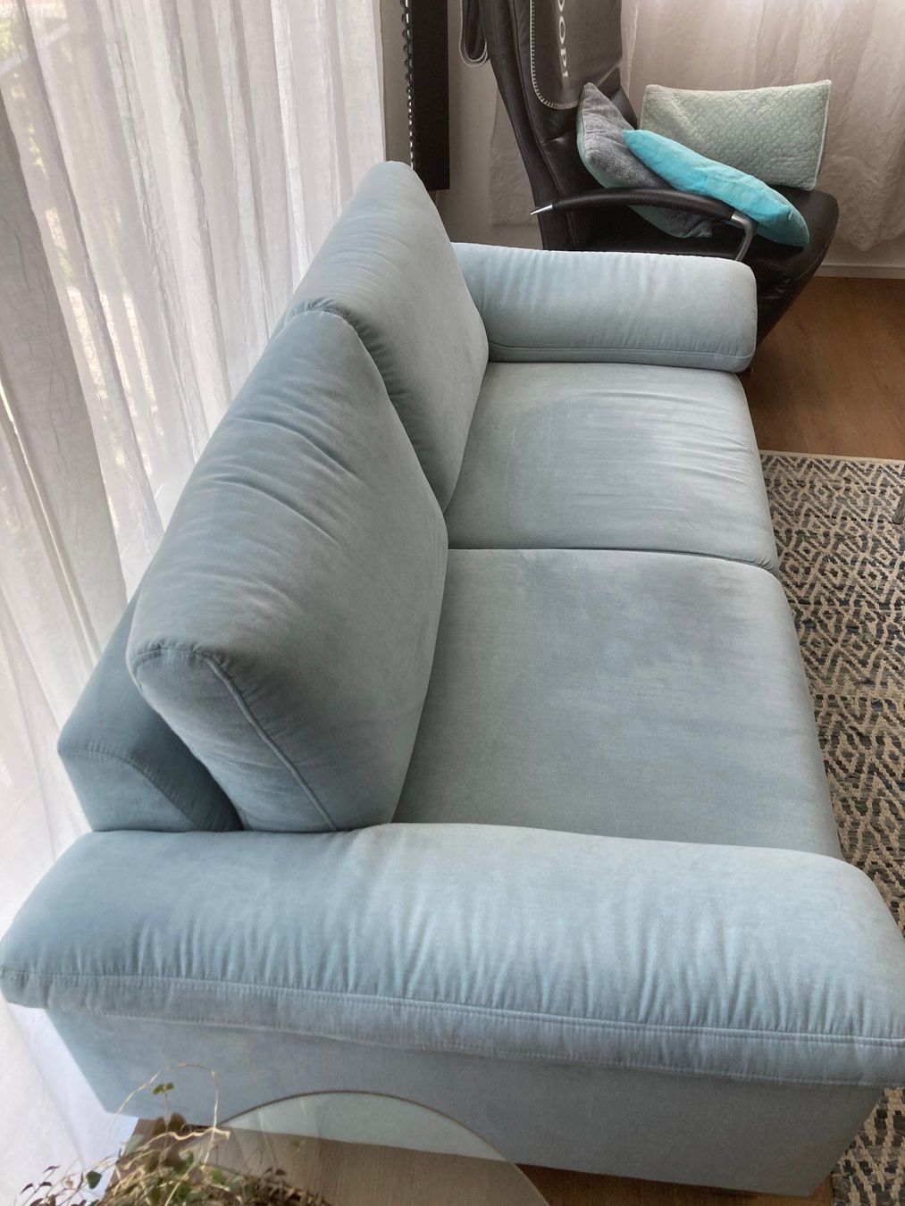Sofas: Sofa 180 cm, eisblau – Gebraucht aus Dielsdorf von Textron 2