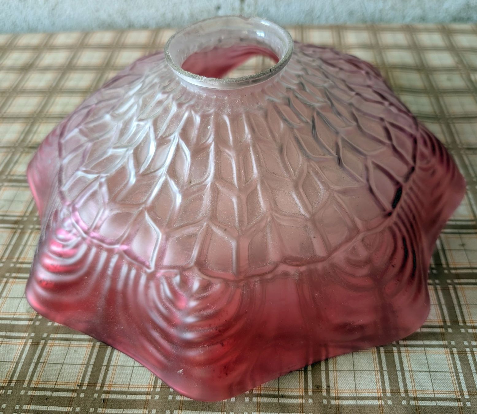 Lampenschirme: Glas Lampenschirm Jugenstil oder Art Deco – Gebraucht aus Aeugst am Albis von Andyw 1