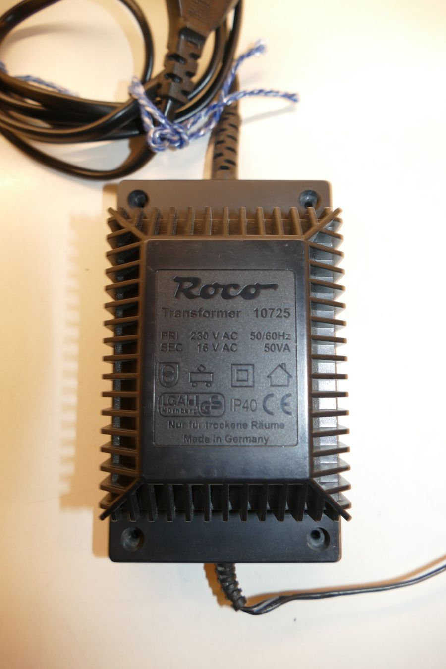 Roco Modelleisenbahnen: Roco H0: Transformer 50 VA – Gebraucht aus Niederhasli von rail-duerst 1