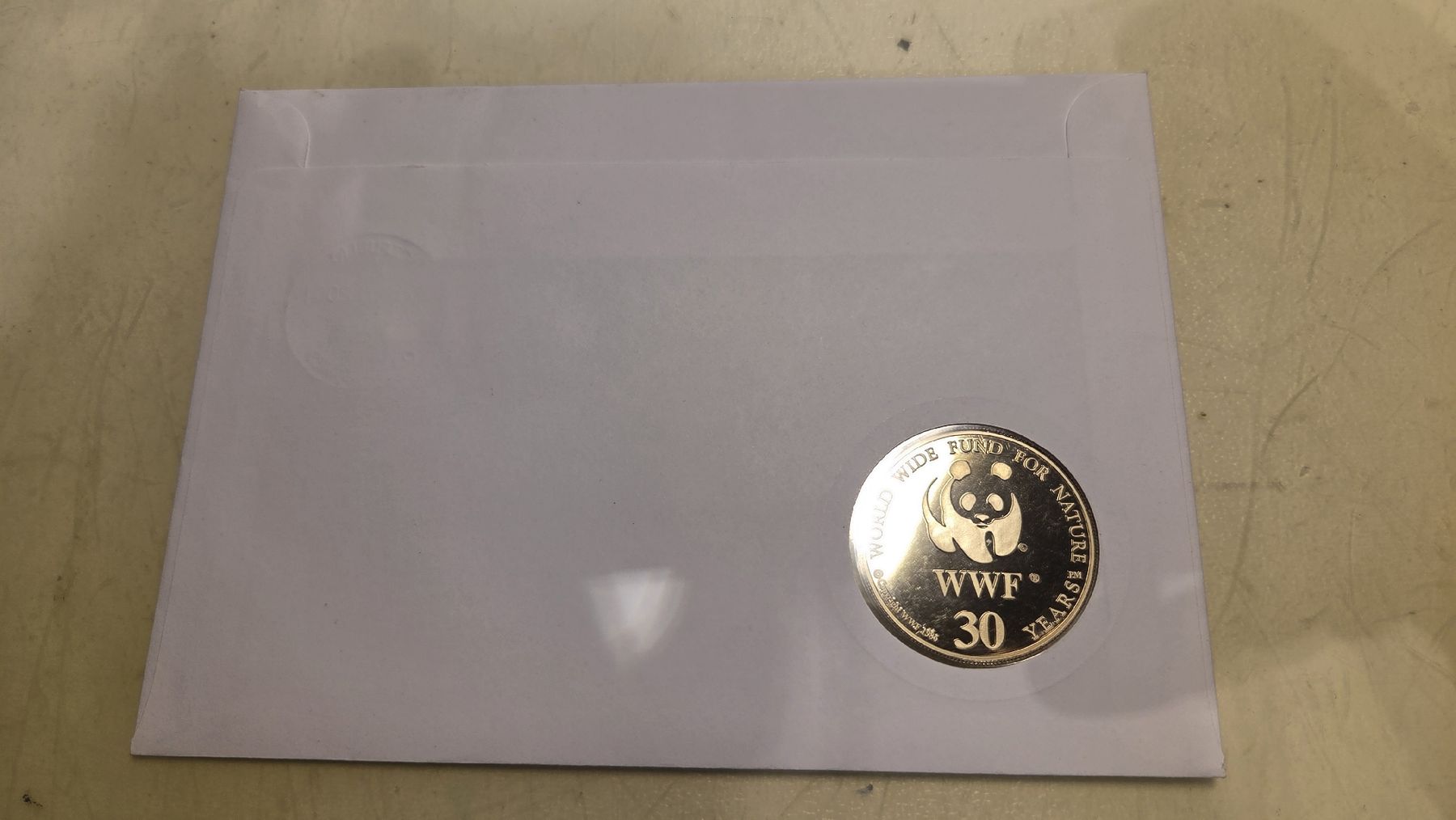 Tutti le monete: 2001 Medallienbrief WWF Halfterfisch – Usato da Arni AG venduto da Moth68 1