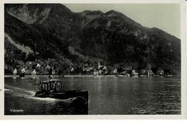 VITZNAU LU mit Schiff gel. 1931!