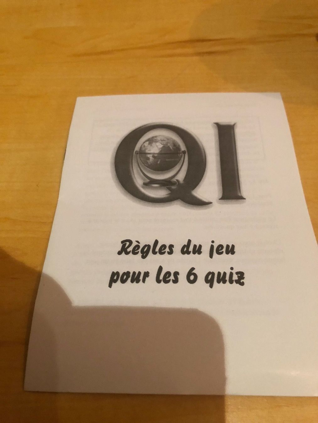 Giochi: QI jeu Globe avec son Intellingent Quiz. – Nuovo (secondo la descrizione) da thonex venduto da begochiqui 3