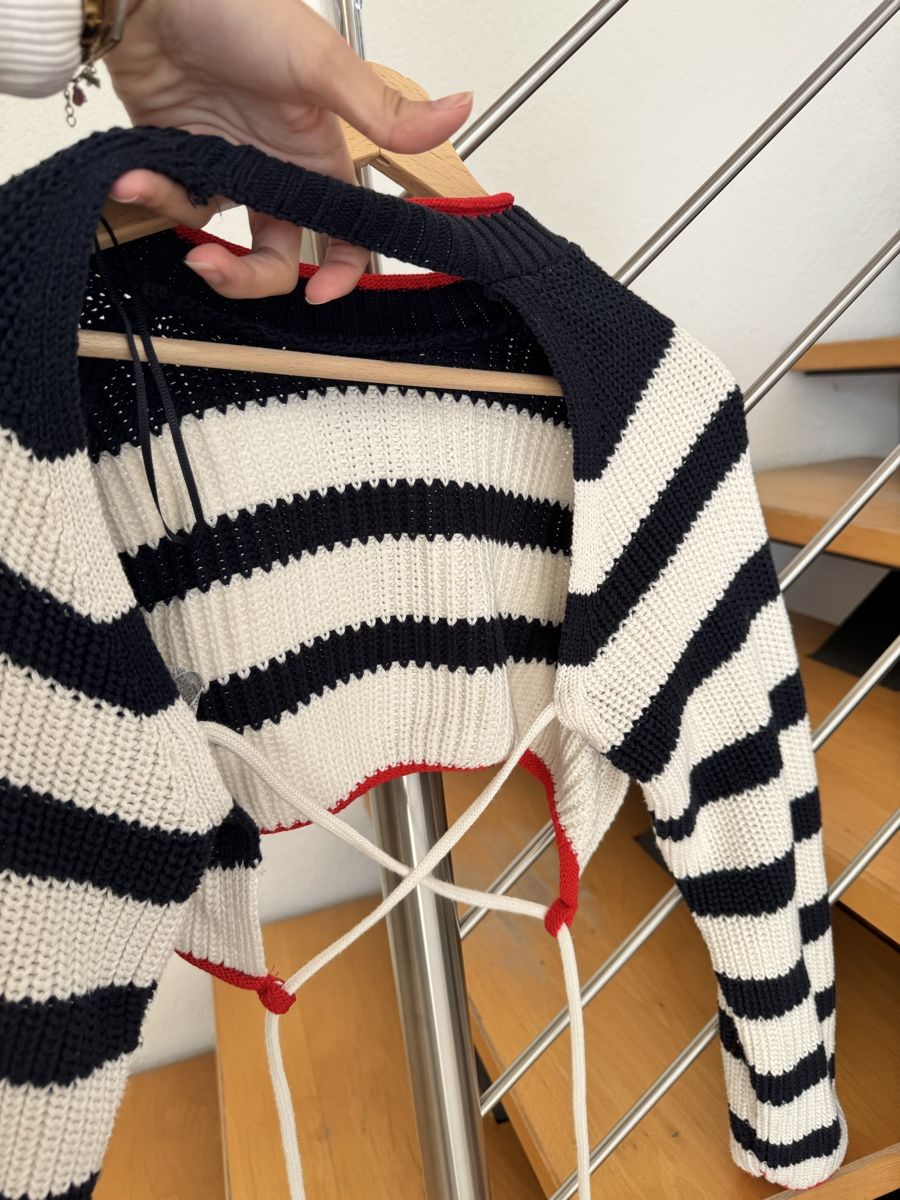 Zara Maglioni & Felpe: pull crop top dos nu à rayure Zara – Nuovo (secondo la descrizione) da Lonay venduto da nei_79jc 2