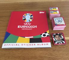 Topps EURO 2024 Album + ca. 480 Sticker