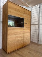 Highboard ORI Eiche teilmassiv 99 x 134 cm