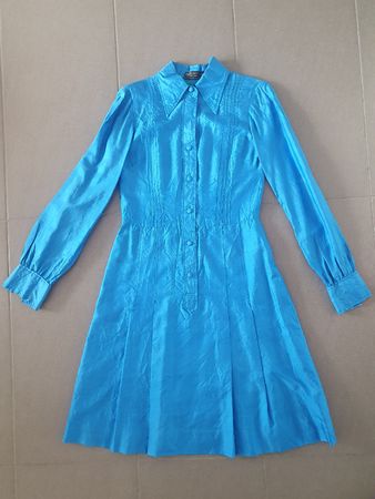 Magnifique robe vintage en soie sauvage