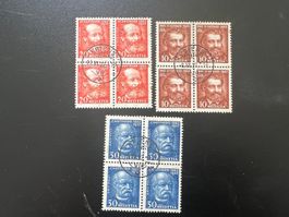 CH 1932 191-193 Viererblock Vollstempel Kriens (4759)