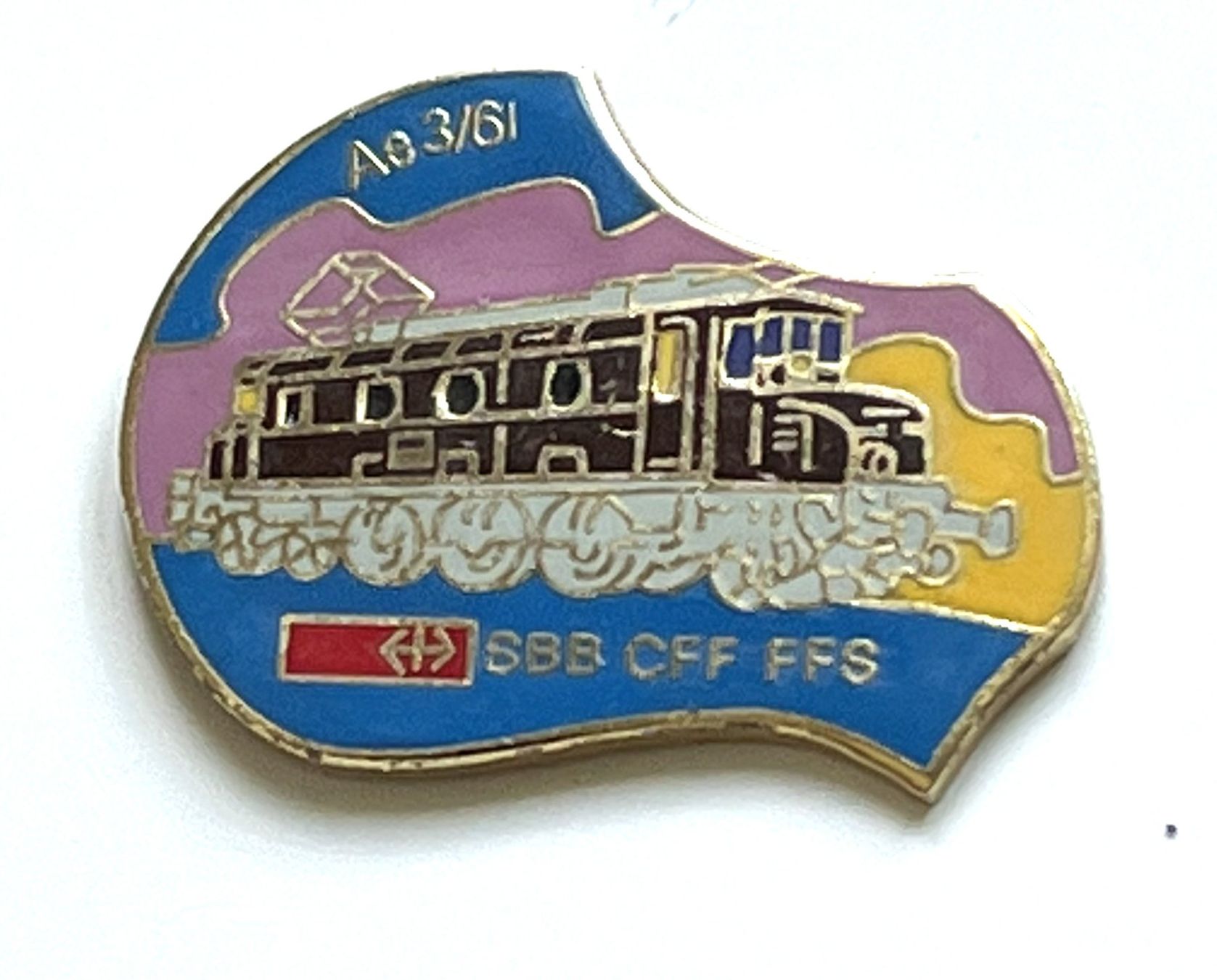 SBB/CFF/FFS Placchette & Badge: Pin Bahn SBB Lokomotive Ae 36l – Usato da Kriens venduto da TSCH1
