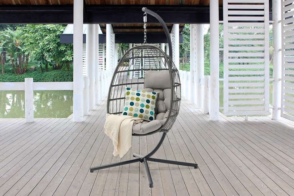 Gartenhängesitze: Rattan Hänge-Sessel, neu, verpackt – Neu und originalverpackt aus Gümligen von JLH14