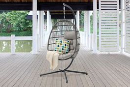 Rattan Hänge-Sessel, neu, verpackt