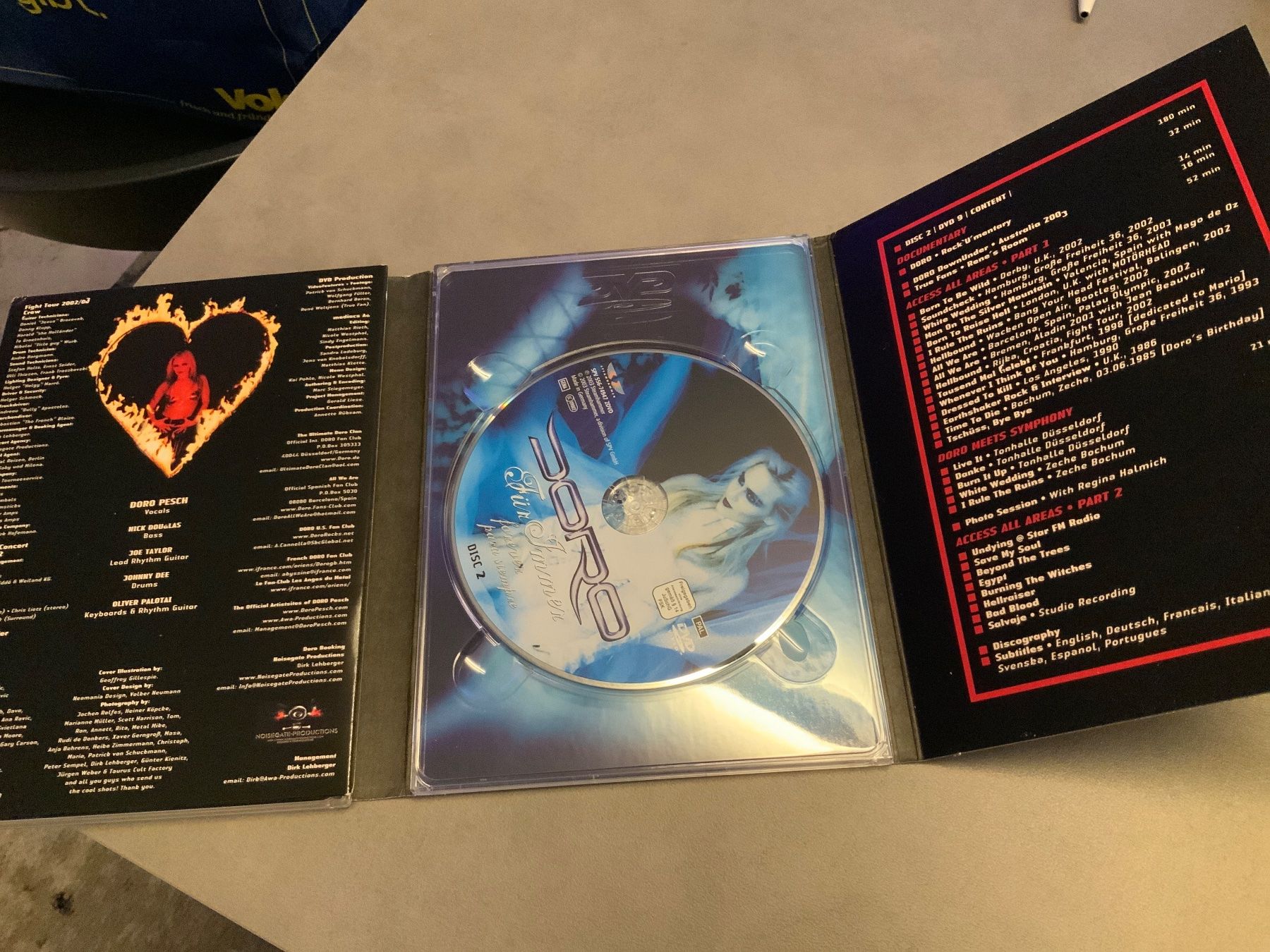 Tous les DVDs: Für immer Doro, forever para siempre, 2 DVD – D'occasion à Uster par Macita56 2