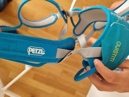 Klettergurt Petzl Ouistiti Kind blau Grösse 94-128 cm