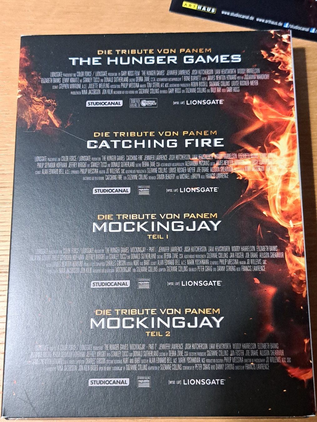 Alle DVDs: Die Tribute von Panem Hunger Games, Caching Fire, Mockingjay – Gebraucht aus Unterseen von Kanica 8