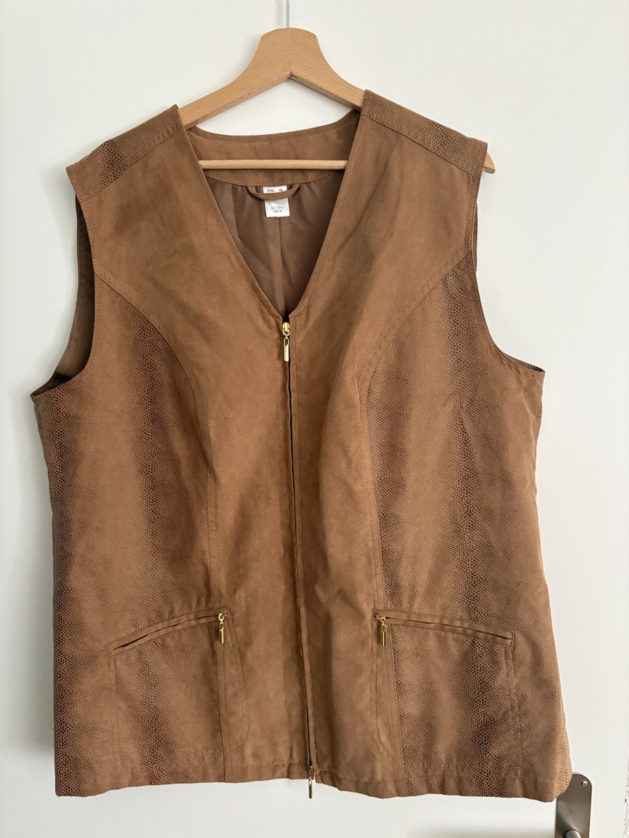 Gilets & Westen: Faux Leder Veston – Gebraucht aus Spiegel b. Bern von Klc123