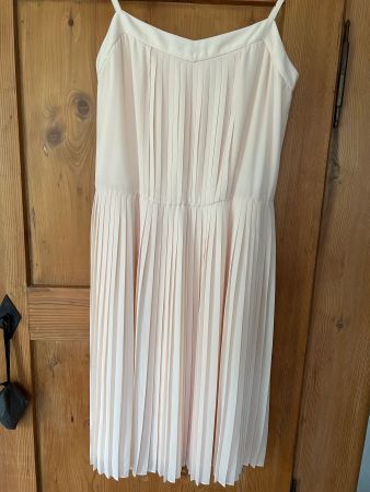 Wunderbares MINT & Berry PLISSÉ - KLEID ROSÉ