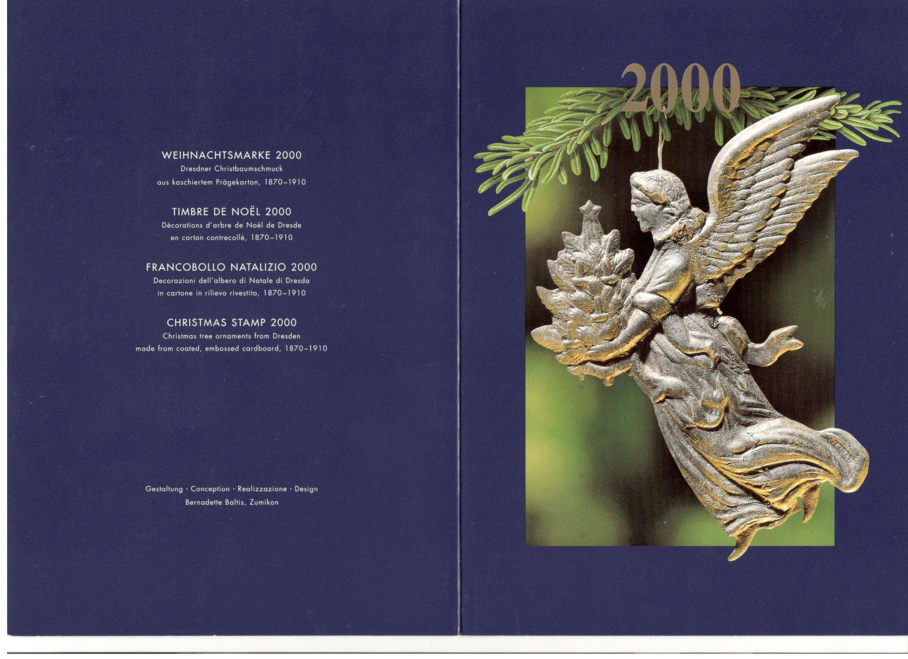 Alle Briefmarken: Weihnachtsmarke 2000 – Gebraucht aus Erstfeld von Uhu1980 1