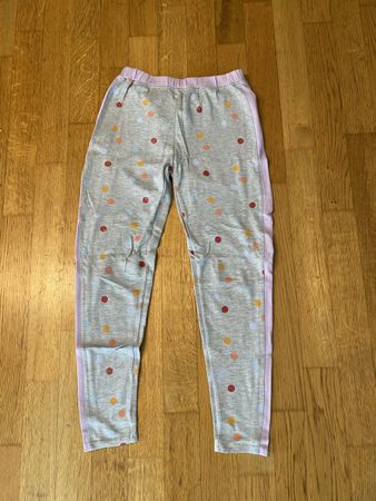 Mädchen Leggings Punkte Grösse 158 guter Zustand