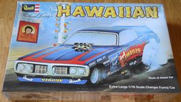 REVELL HAWAIIAN DODGE CHARGER FUNNY CAR 1:16