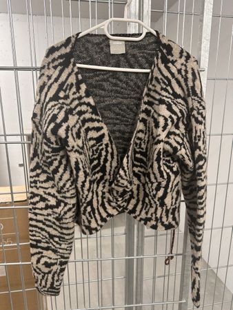 About You Strickjacke, Grösse L, Zebra Muster, Top Zustand!