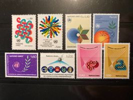 UNO Genf 1982 alle Briefmarken des Jahres postfrisch