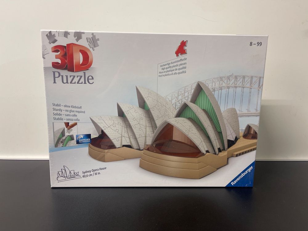 Neu Ravensburger 3D Puzzle Sydney Opera House 40.6cm (1x) Kaufen auf