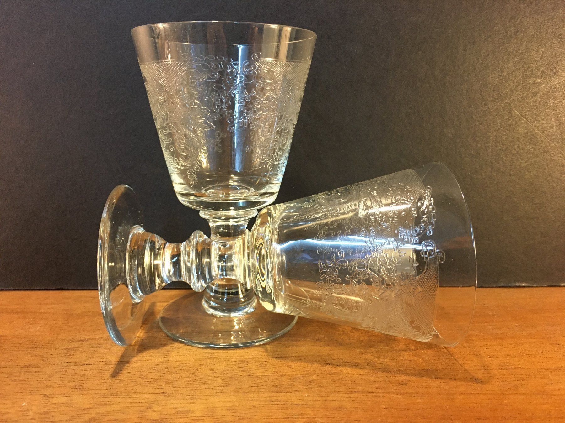 Bicchieri: Vintage Wunderschöne 8 Kristallgläser – Usato da Schaffhausen venduto da vintageville 7