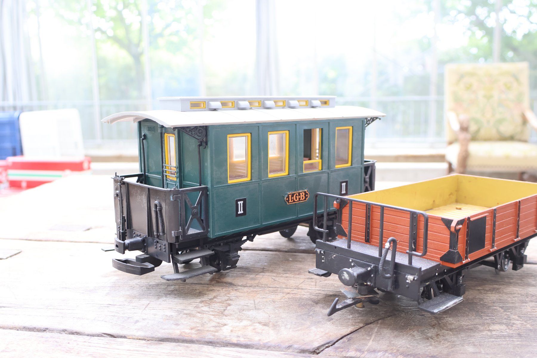 LGB Modellini di ferrovie: LGB 3 x Wagen – Usato da Winterthur venduto da Monstera 3