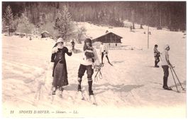 SPORTS D'HIVER - Skieurs (MOT)