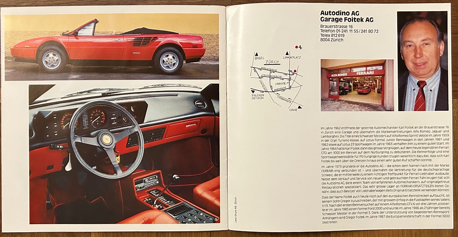 Ferrari Documenti: Prospekt Ferrari – Usato da Uster venduto da colmo 5