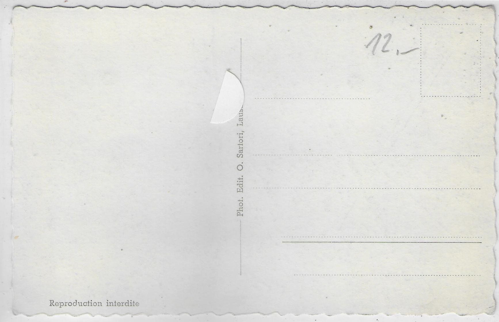 Cartoline postali: Veytaux - Chateau de Chillon et Dents du Midi – Usato da Ettingen venduto da Kartenplanet 1