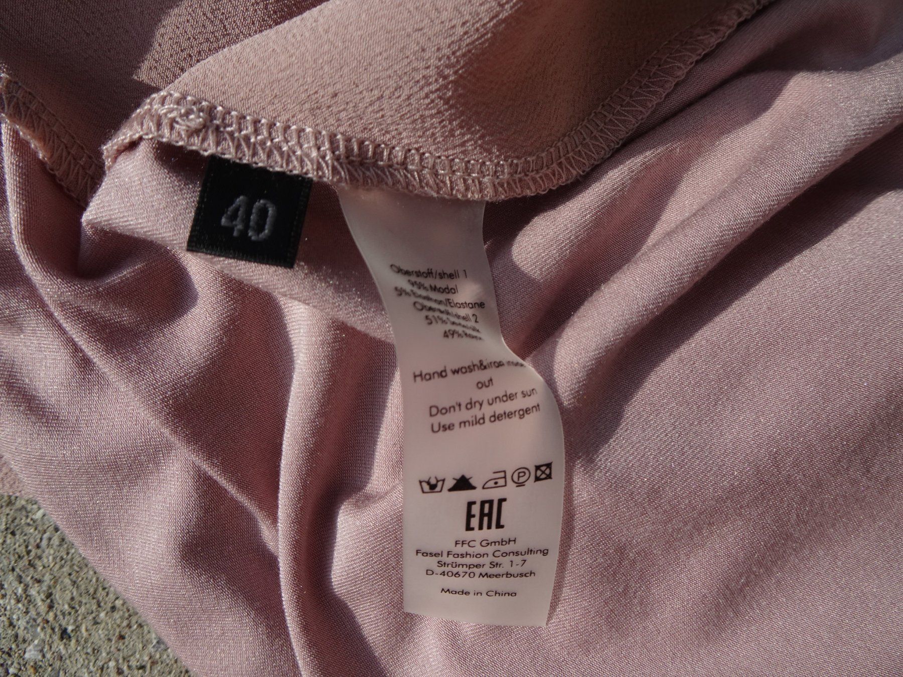 Blusen: FFC Shirt rosa altrosa Gr. 40 Seide Bluse – Gebraucht aus Winterthur von blumeblau77 1