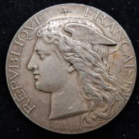 FR Medialle Agriculteur-Ministerium 1898 900/100 Silber