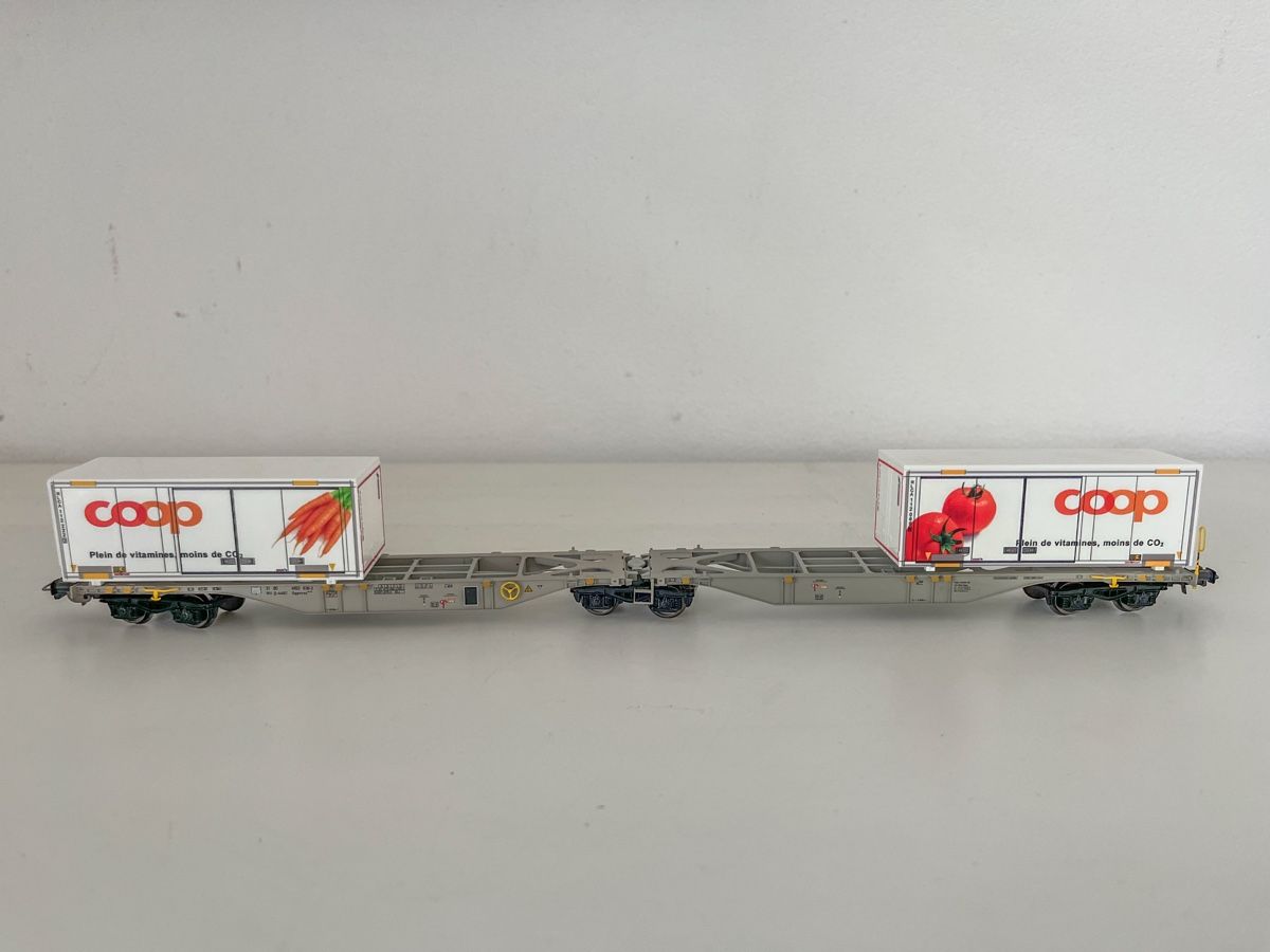 Mehano Trains électriques: Wagon Coop/railCare – D'occasion à Font par TrainspottersuisseHo 1