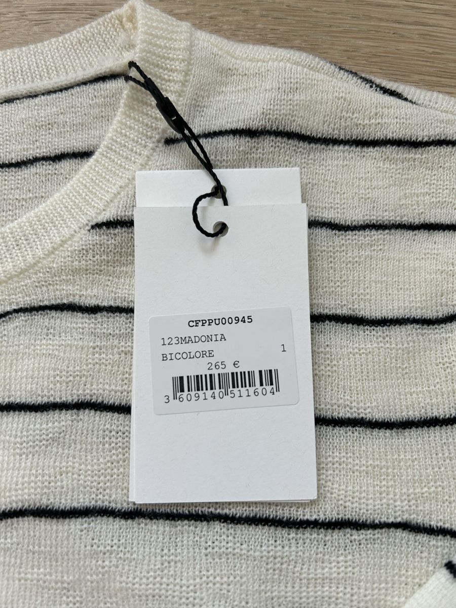Claudie Pierlot Maglioni & Felpe: Pull Claude Pierlot rayé, T1, neuf avec étiquette – Nuovo e nell'imballaggio originale da Mont-sur-Lausanne venduto da Vinou6021 2