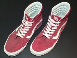Vans Sk8-Hi Rot/Weiss – Grösse 45