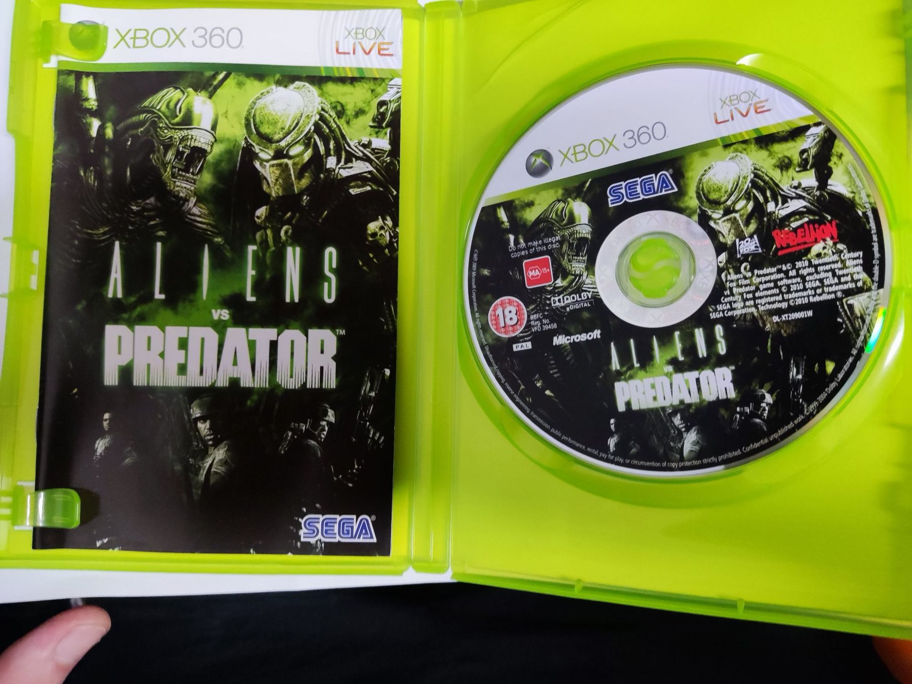 Giochi: Aliens vs Predator Xbox 360 Game Top Zustand – Usato da Wolfwil venduto da Rarak 2