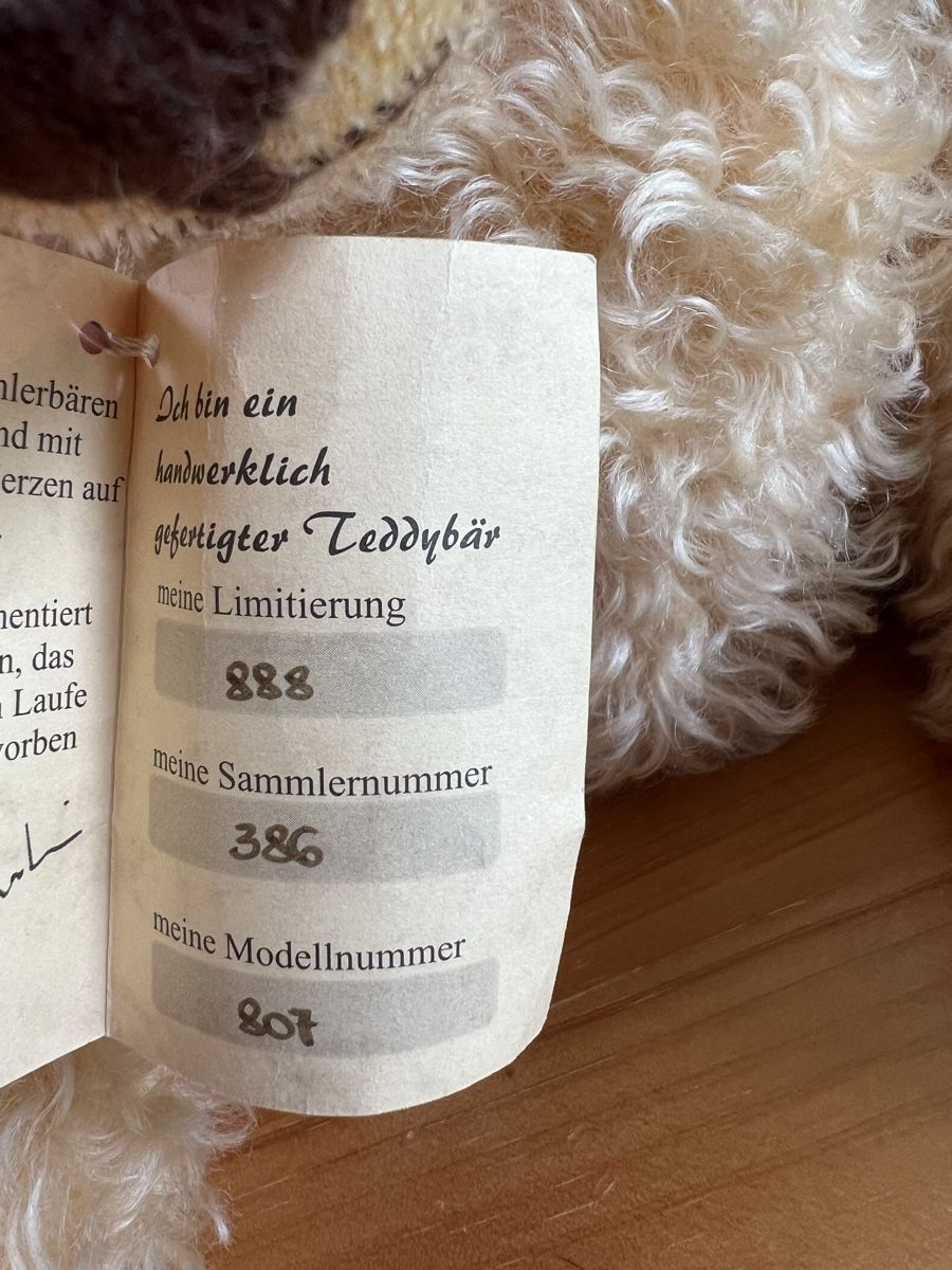 Spielzeuge: Martin Germany Teddybär, Knuddelinchen – Gebraucht aus Pfeffingen von Jbieli 6