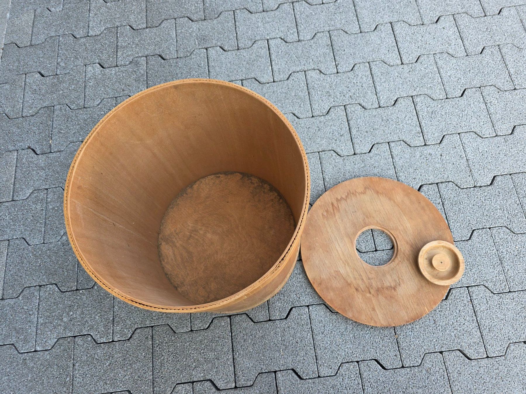 Barattoli: runder Holz Korb - Box Kiste Sitz Bottich – Usato da Walterswil BE venduto da Lonitti 4